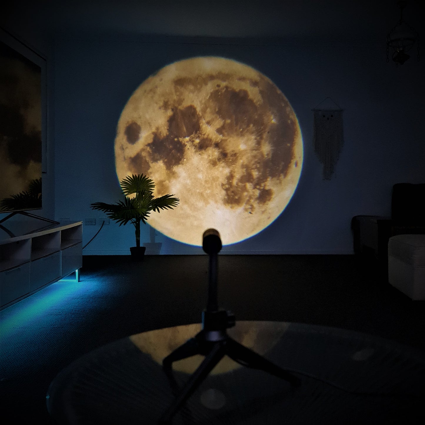 Moon Earth Projection LED Lamp